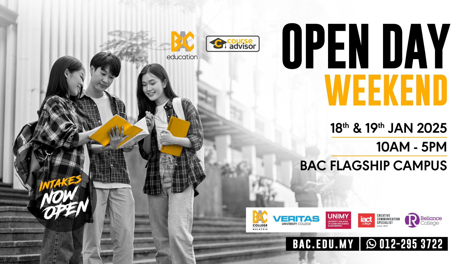 Open Day Weekend at BAC Flagship Campus